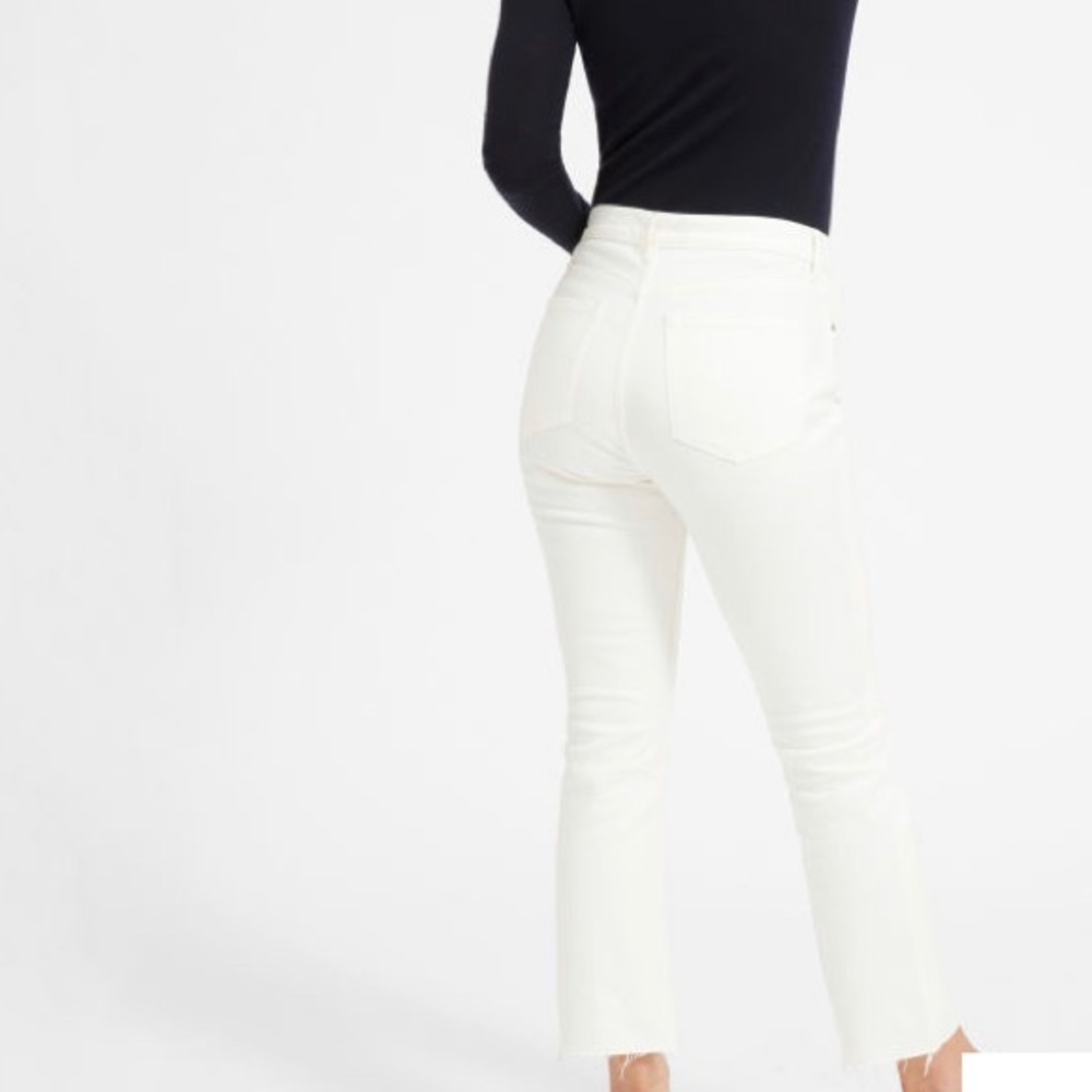 Everlane kick crop jeans - bone wash